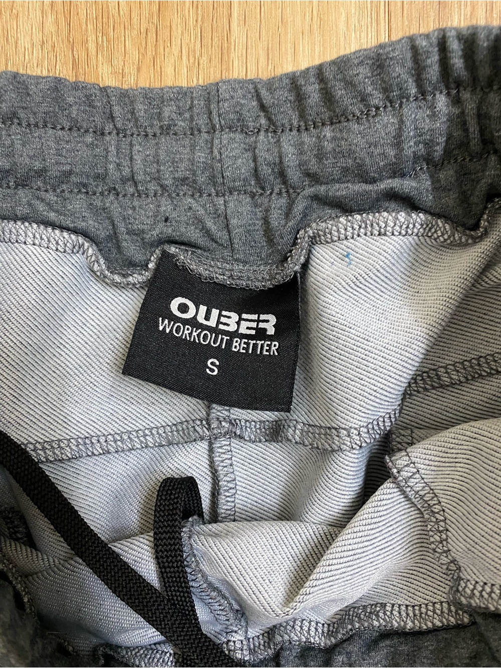 Men's Gray Athletic Shorts with Side Logo by - Picture 5 of 5